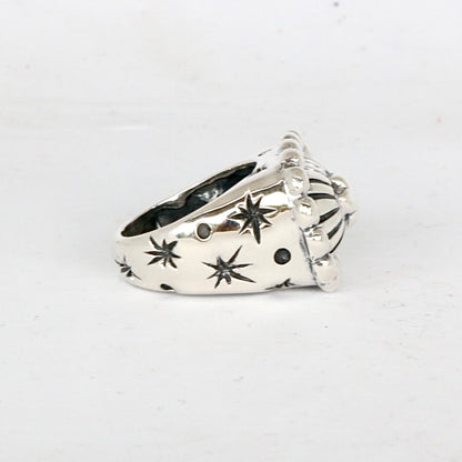 Beaded Cross Ring Rings Dian Malouf