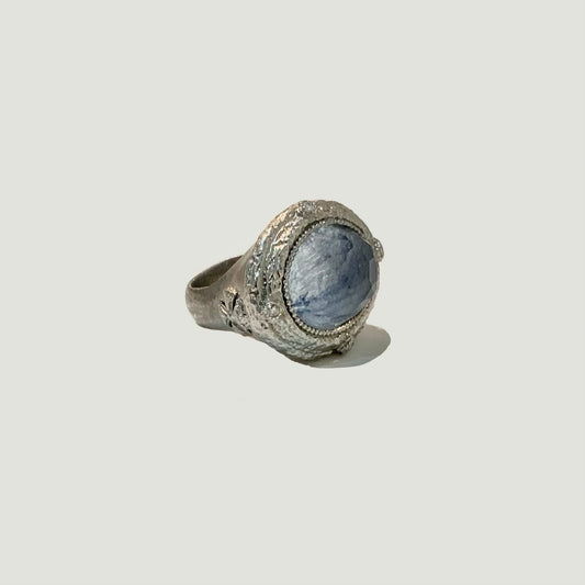 Faceted Kyanite Sterling Silver Ring Rings Armenta   