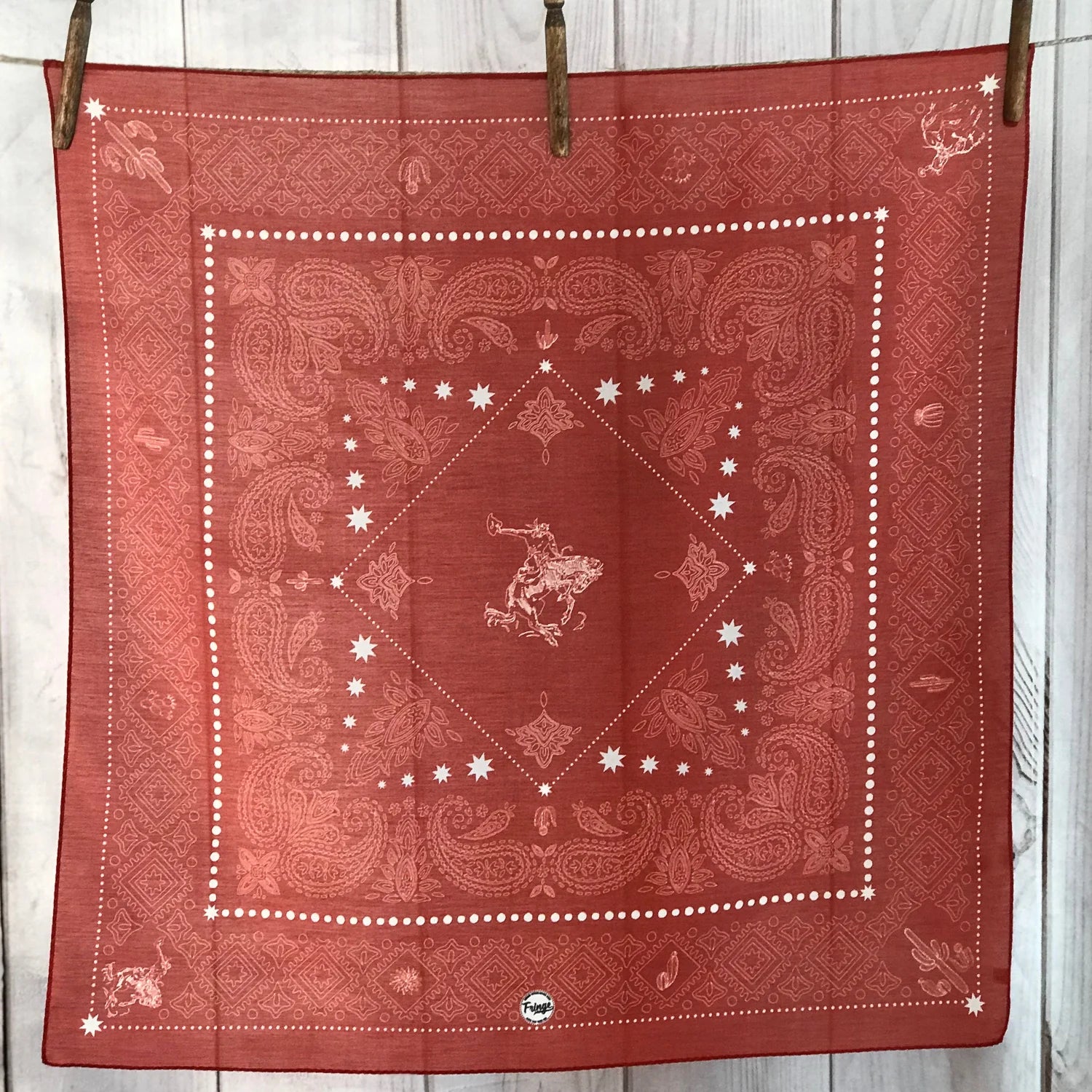 Bandito Red - Scarf Bandana Scarves Fringe Scarves