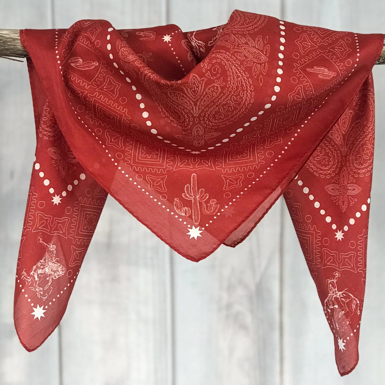 Bandito Red - Scarf Bandana Scarves Fringe Scarves