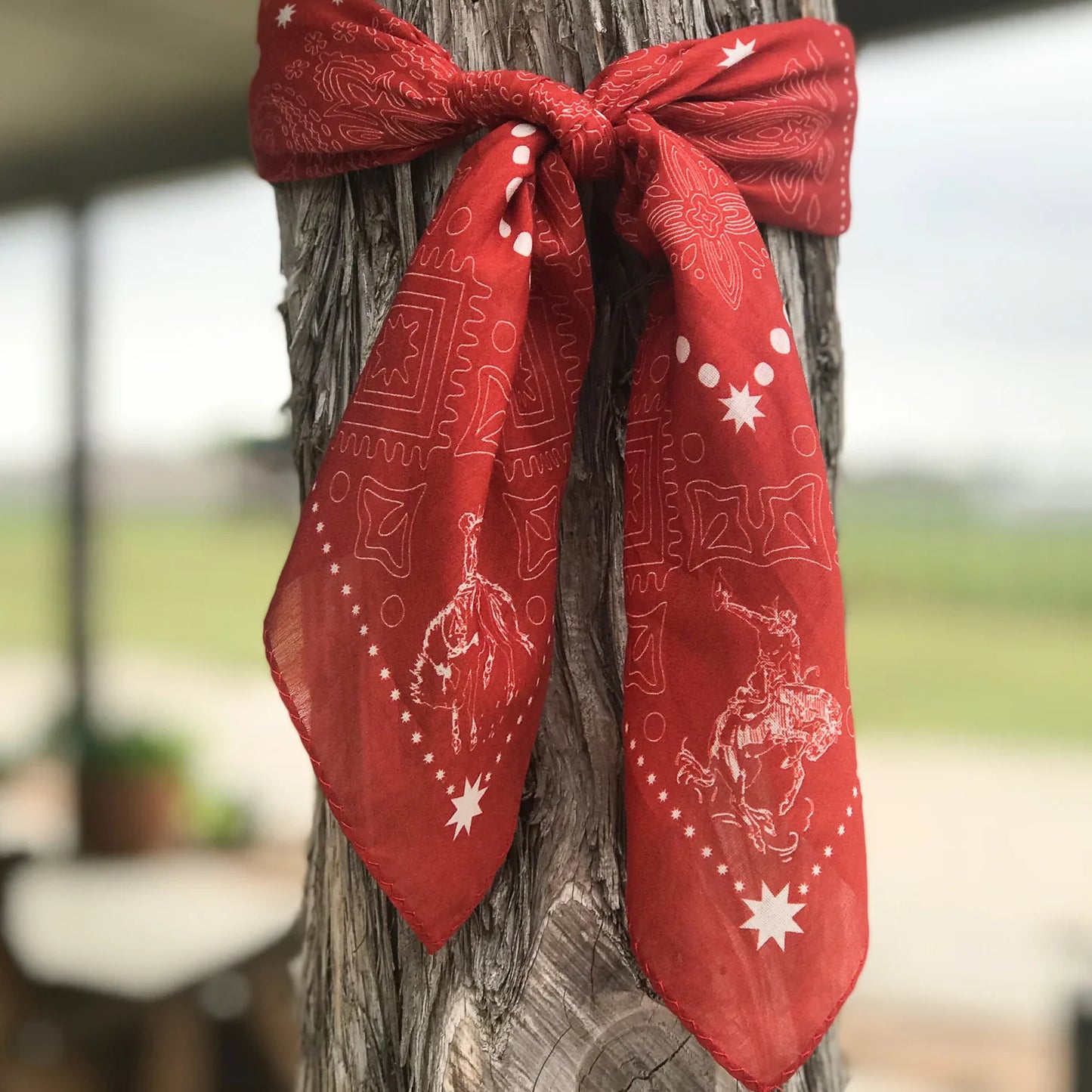 Bandito Red - Scarf Bandana Scarves Fringe Scarves