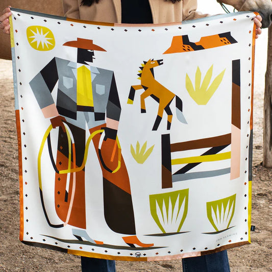 Bronco Buster - Scarf Bandana Scarves Fringe Scarves