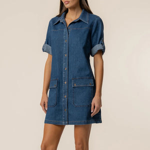 Eliza Denim Dress Dresses KUT