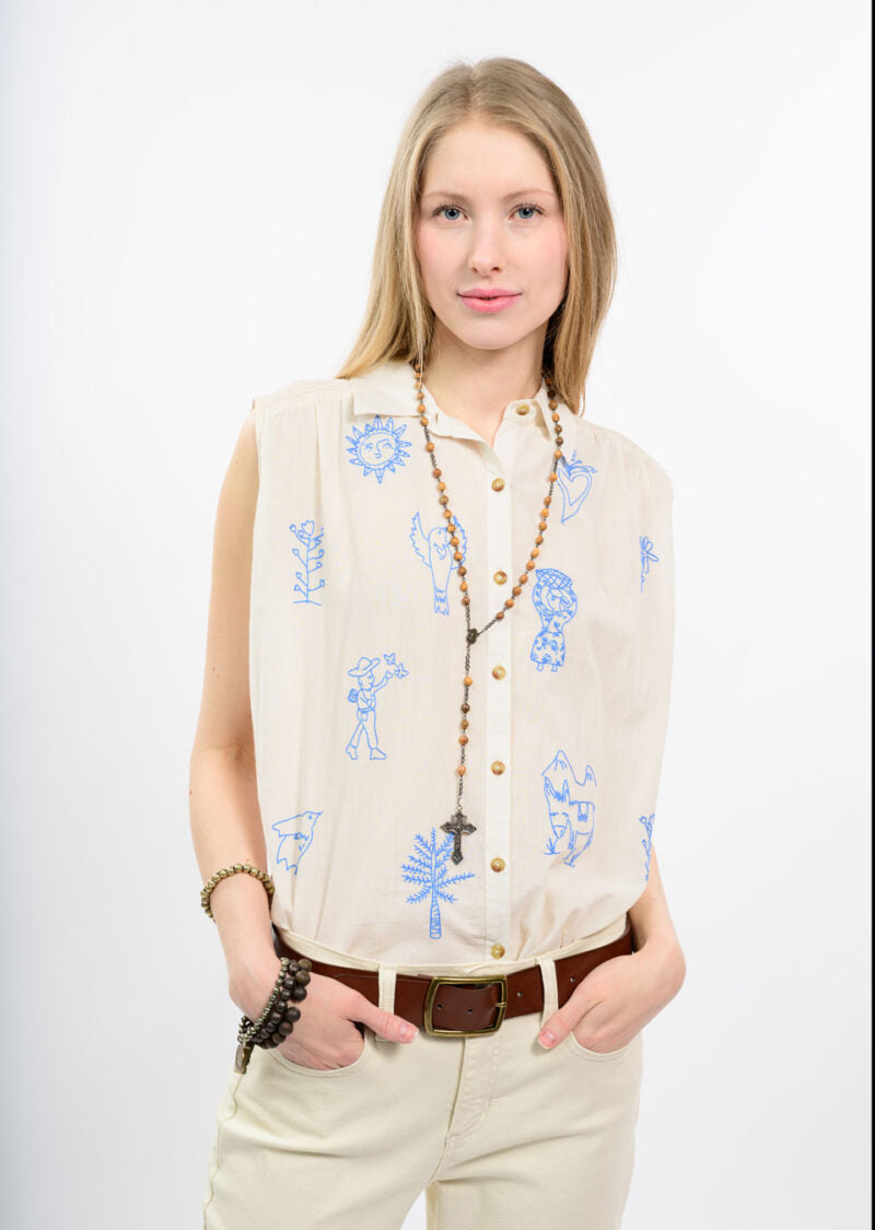 Milagro Sleeveless Top TOP SISTER MARY