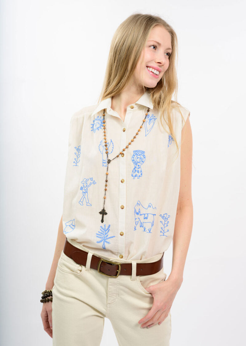 Milagro Sleeveless Top TOP SISTER MARY