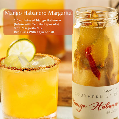 Cocktail Infusions - Mango Habanero cocktail mix Southern Spirit   