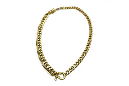 Shackle Duo Necklace - All Brass NECKLACES Rachel Nathan