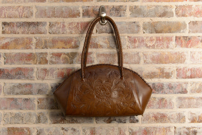 Paloma Hand-Tooled Leather Purse Purse Hide and Chic Honey