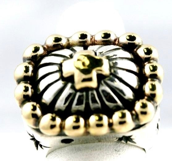 Beaded Cross Ring Rings Dian Malouf Max Gold 5