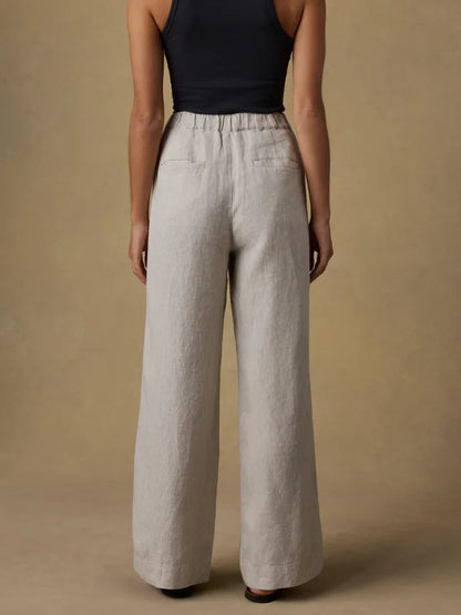 Sun Strider Linen Pants - Flax