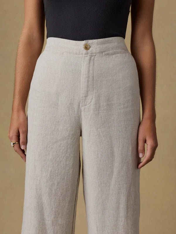 Sun Strider Linen Pants - Flax