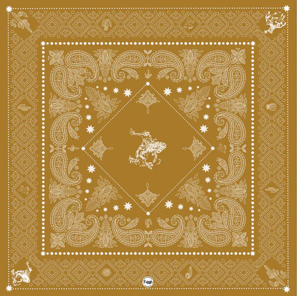 Bandito Mustard - Scarf Bandana Scarves Fringe Scarves