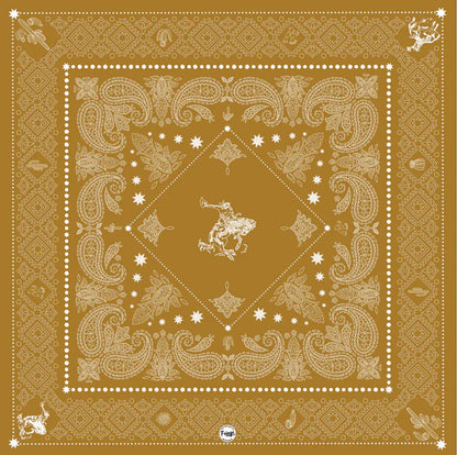 Bandito Mustard - Scarf Bandana Scarves Fringe Scarves