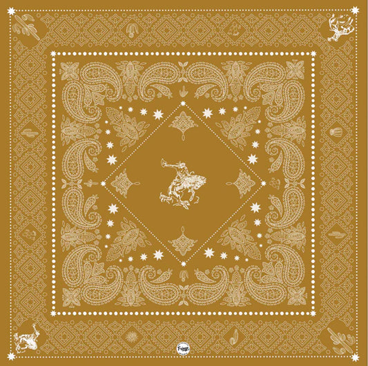 Bandito Mustard - Scarf Bandana Scarves Fringe Scarves