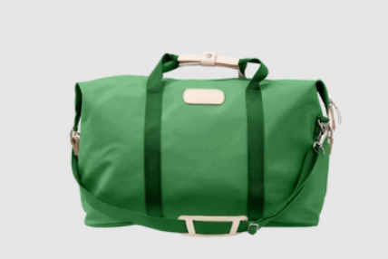 Weekender (Order in any color!) Travel Bags Jon Hart Kelly Green Coated Canvas  