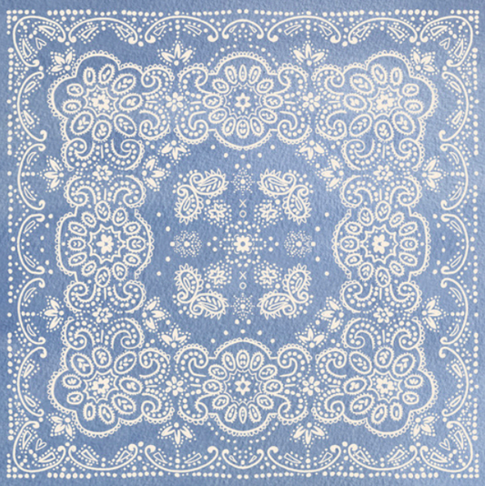 Cowboy Blues - Scarf Bandana Scarves xoxo