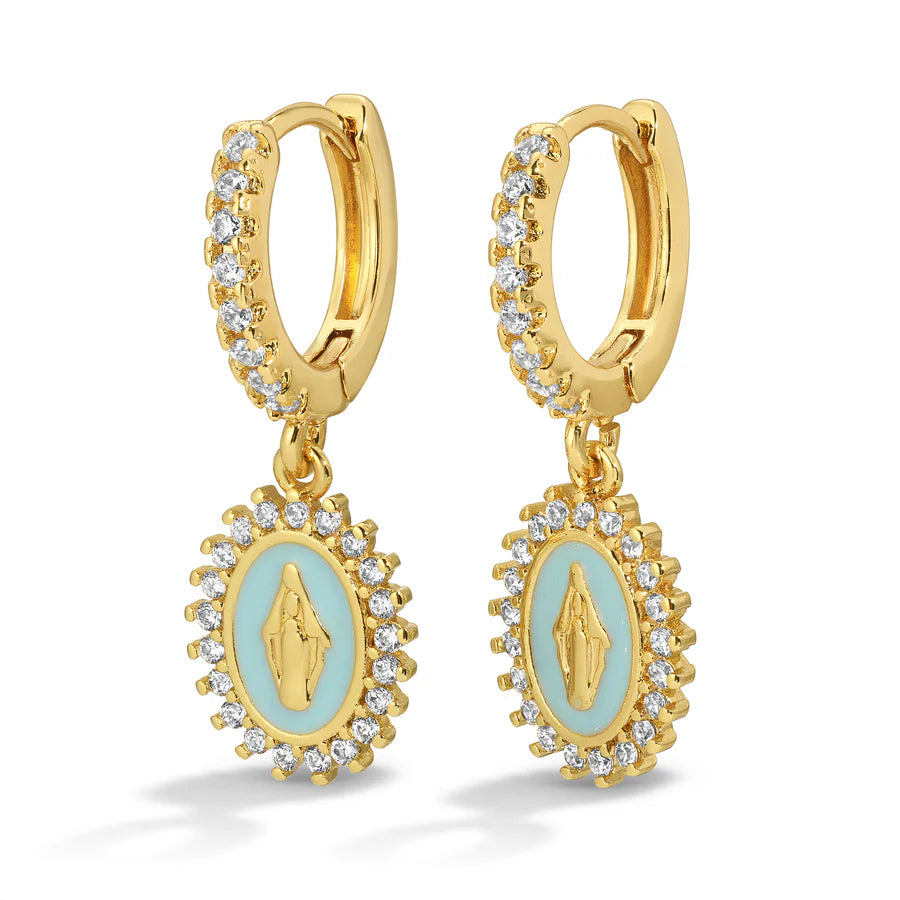 Lady Lourdes Huggies - Aqua