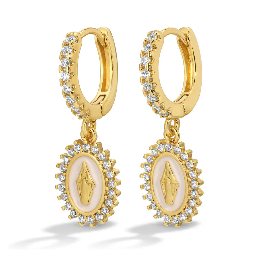 Lady Lourdes Huggies - White