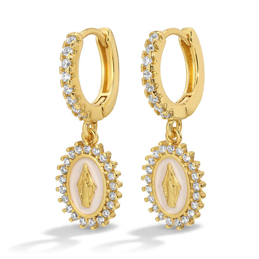 Lady Lourdes Huggies - White