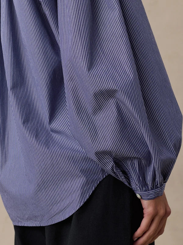 Coastal Poplin Suki Blouse