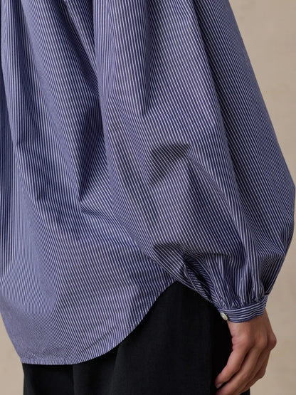 Coastal Poplin Suki Blouse