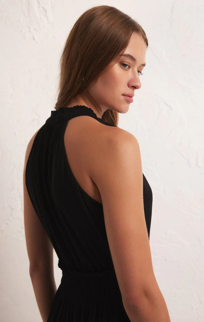 Rhea Midi Dress - Black Midi Dresses Z Supply   