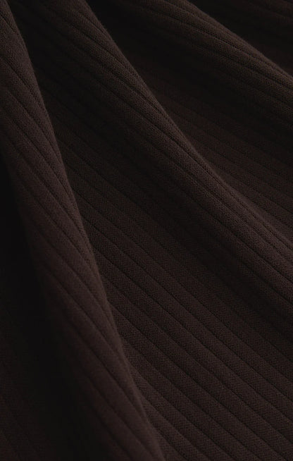 Elba Midi Ribbed Sweater Dress - Java Black DRESSES Z Supply