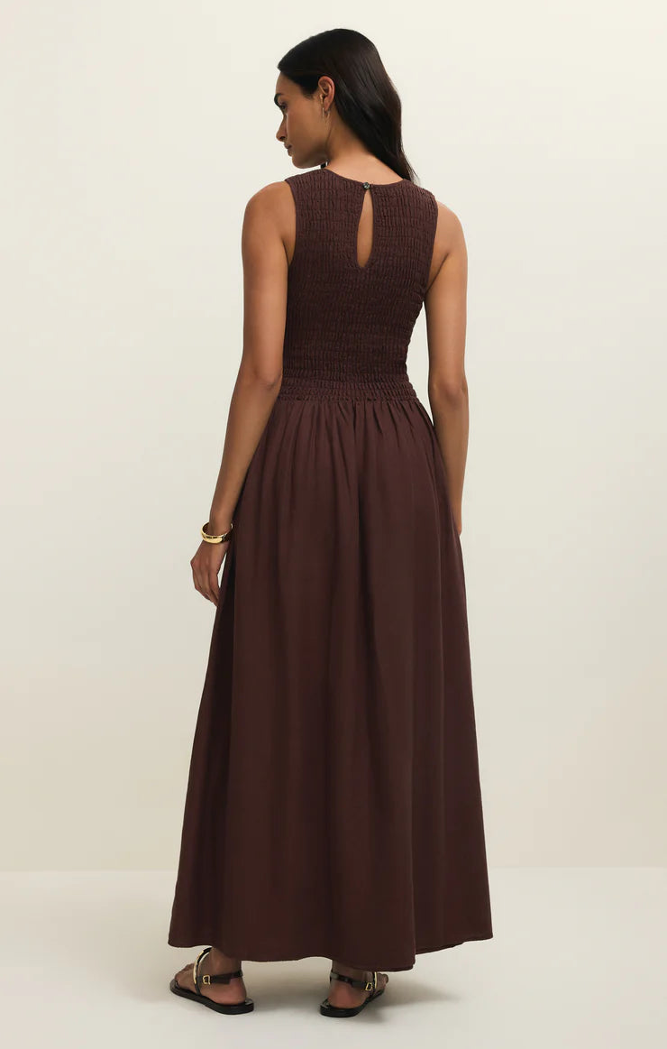Juniper Maxi Dress - Chocolate Cherry Dress Z Supply