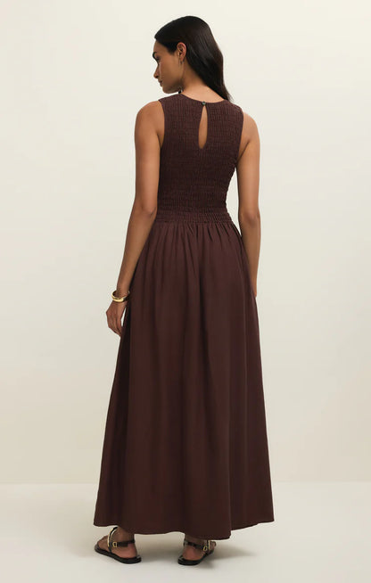 Juniper Maxi Dress - Chocolate Cherry Dress Z Supply