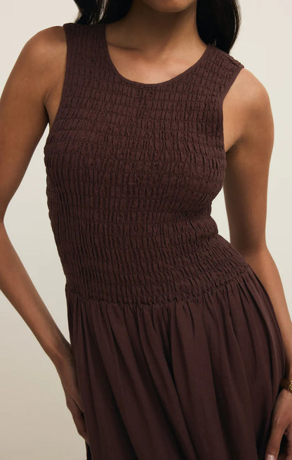 Juniper Maxi Dress - Chocolate Cherry Dress Z Supply