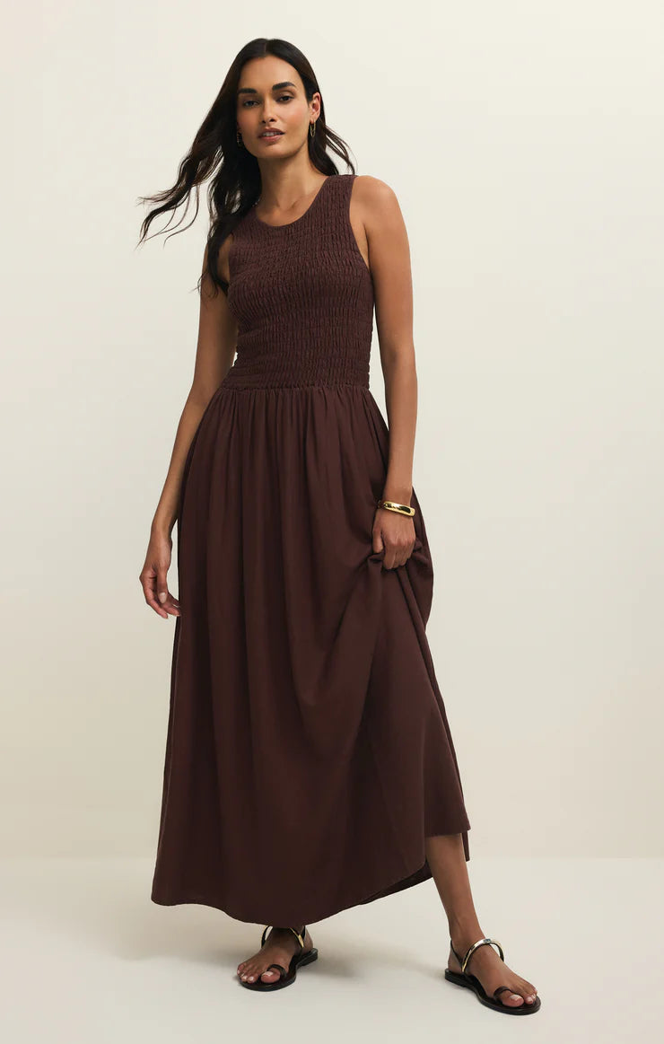 Juniper Maxi Dress - Chocolate Cherry Dress Z Supply