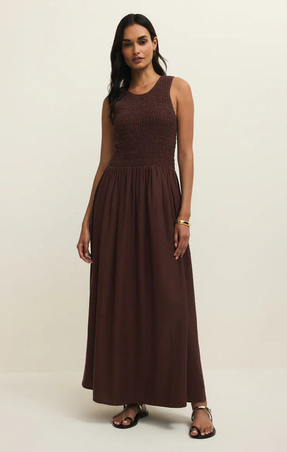 Juniper Maxi Dress - Chocolate Cherry Dress Z Supply