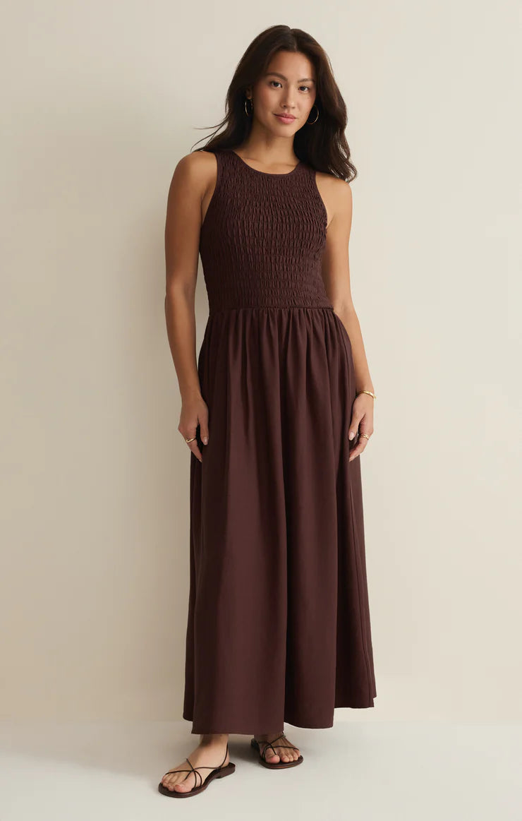 Juniper Maxi Dress - Chocolate Cherry Dress Z Supply