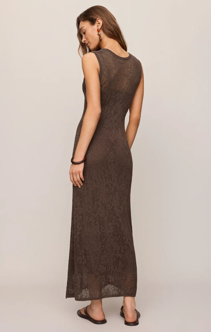 Claremont Midi Dress - Cocoa Latte