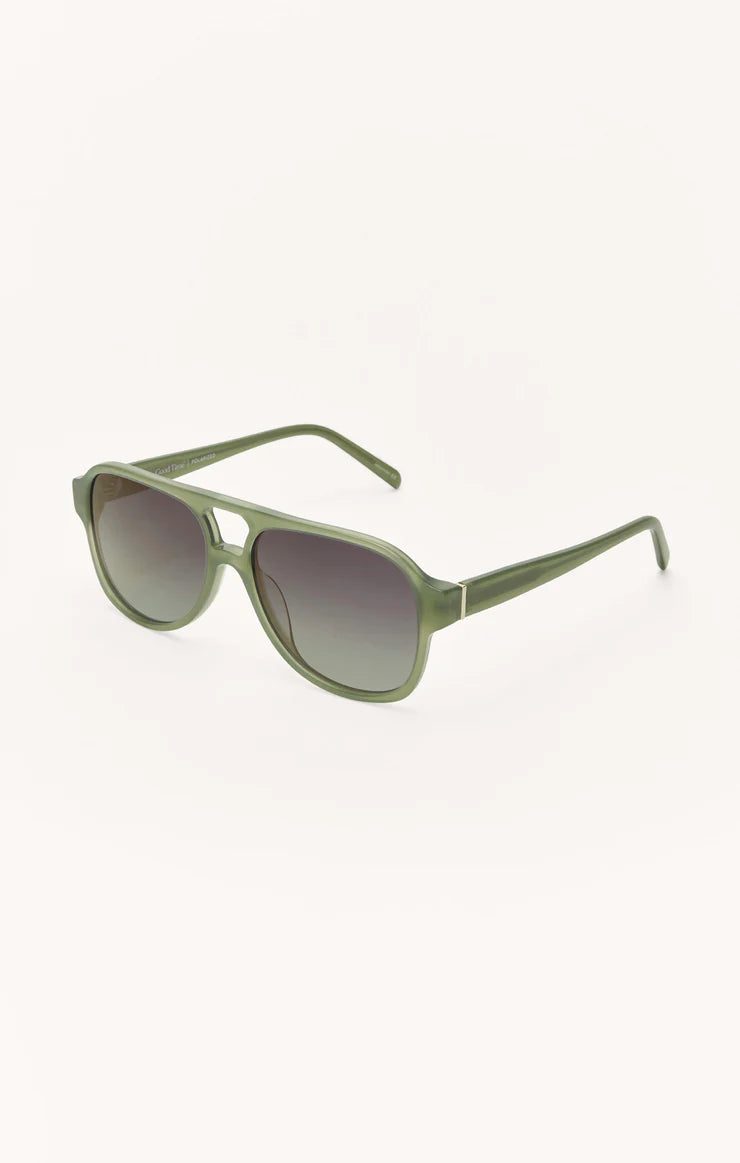 Z Supply Good Time Sunglasses - Forest/Gradient sunglasses Z-Supply   