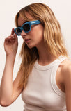 Z Supply Roadtrip Sunglasses - Indigo/Grey