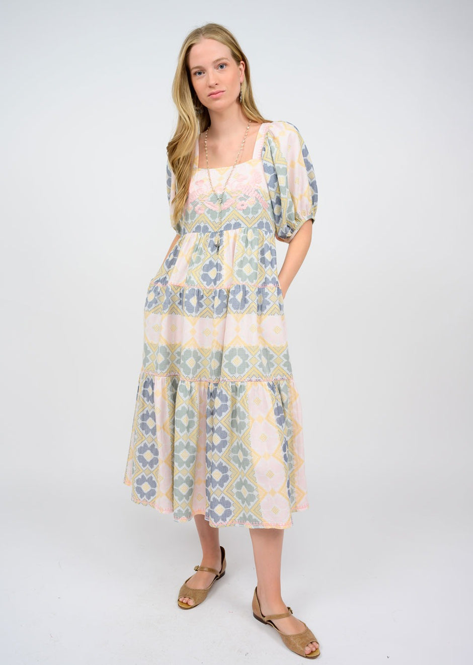 Ivy Jane DRESS FLOUNCED HEM Uncle Frank