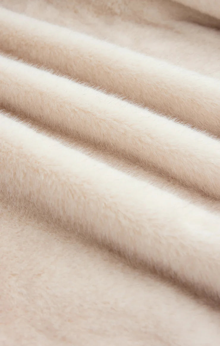 Amethyst Faux Fur Jacket - Crystal CARDYORJKT Z Supply