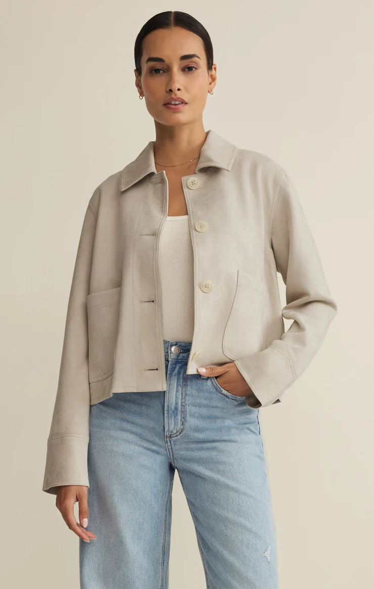 Dillon Suede Jacket - Crystal Jackets Z Supply