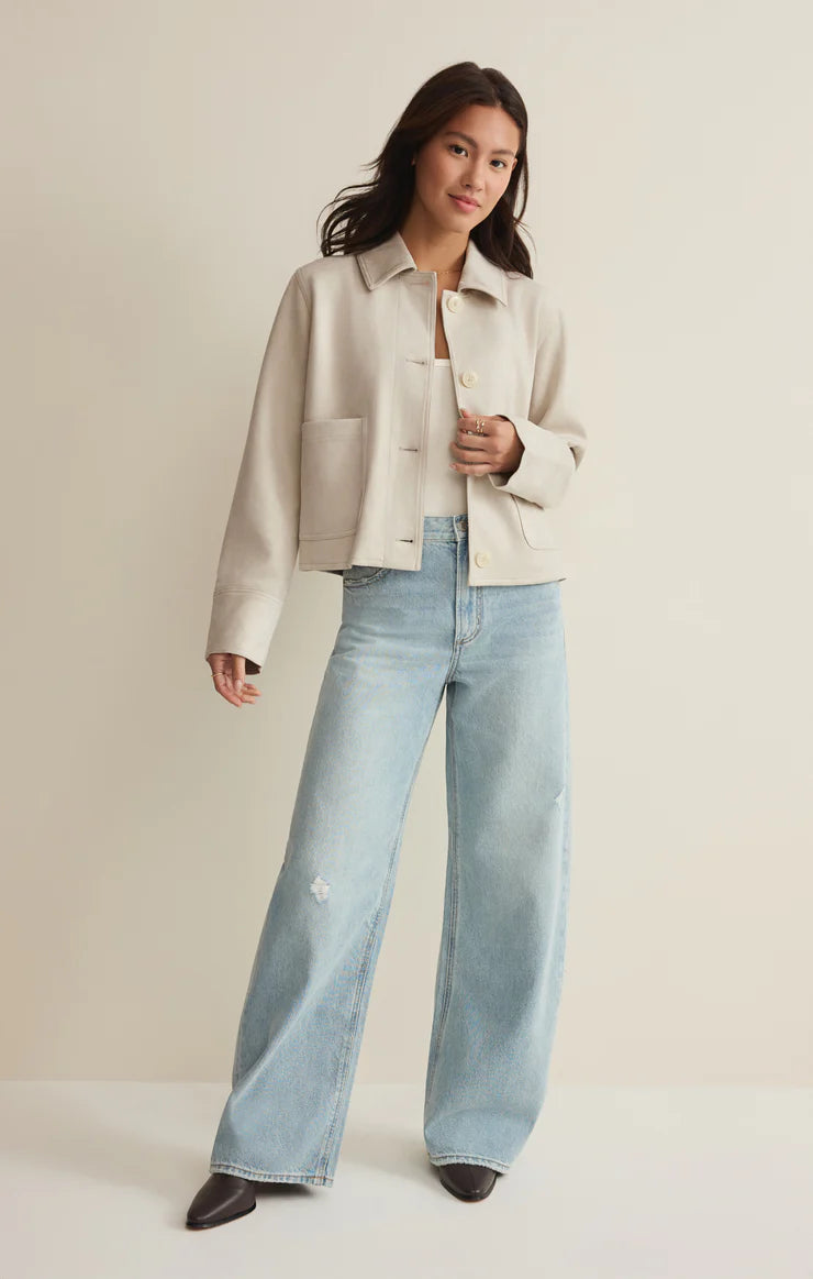 Dillon Suede Jacket - Crystal Jackets Z Supply