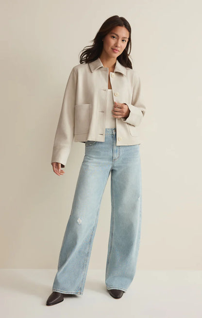 Dillon Suede Jacket - Crystal Jackets Z Supply