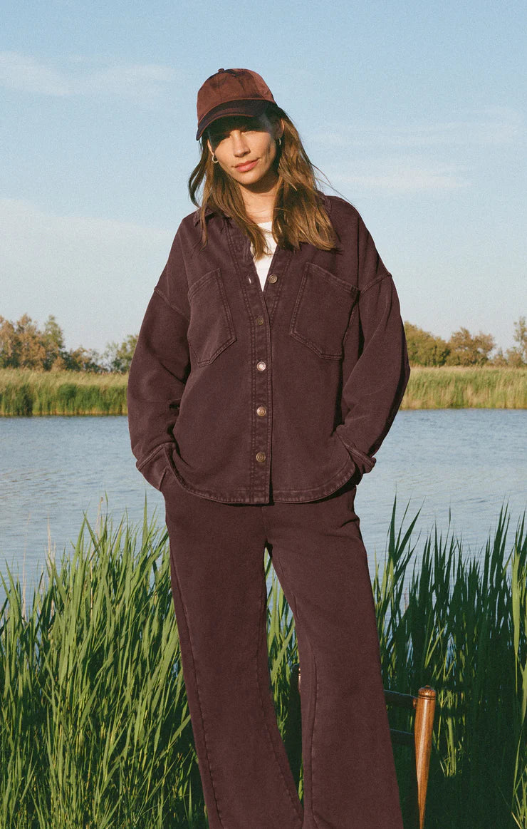 Hunter Knit Drawstring Pant - Chocolate Cherry PANTS Z Supply