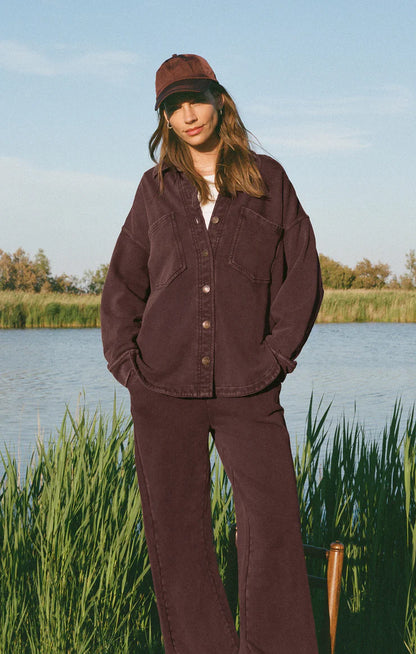 Hunter Knit Drawstring Pant - Chocolate Cherry PANTS Z Supply