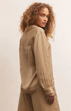 Serenity Button Up Top - Rattan