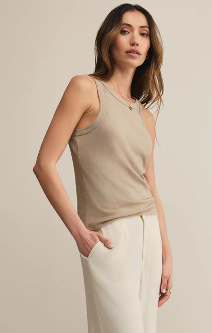 Select Airy Tank - Retreat Tan Tops Z Supply