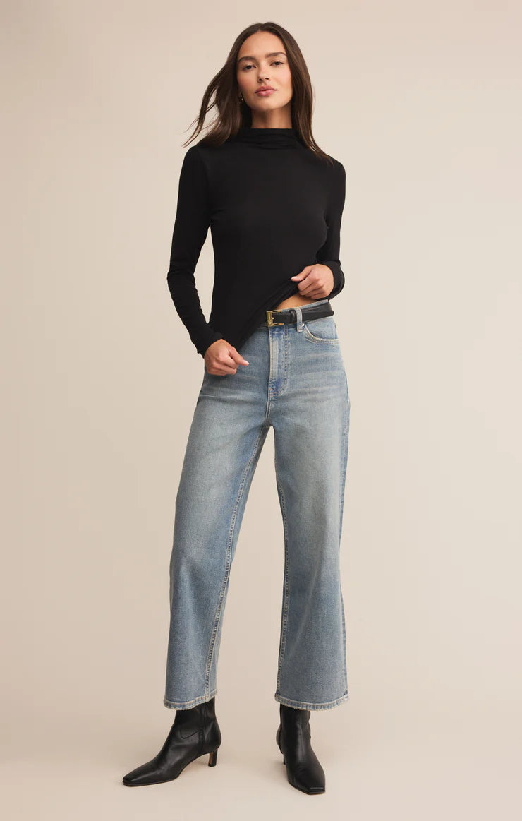 Lira Second Skin Top - Black TOP Z Supply