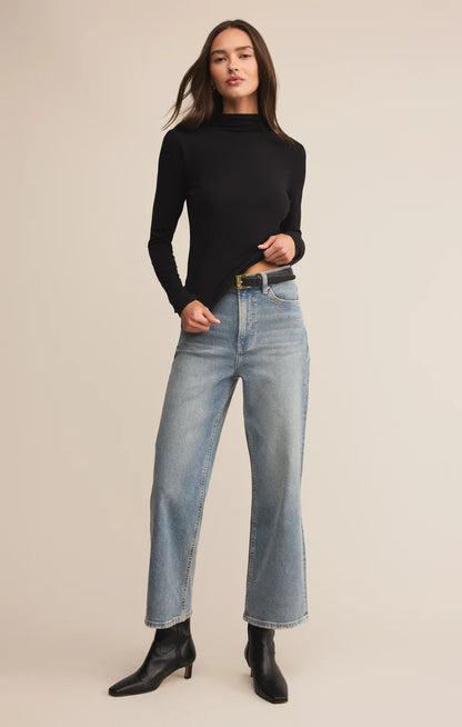 Lira Second Skin Top - Black TOP Z Supply