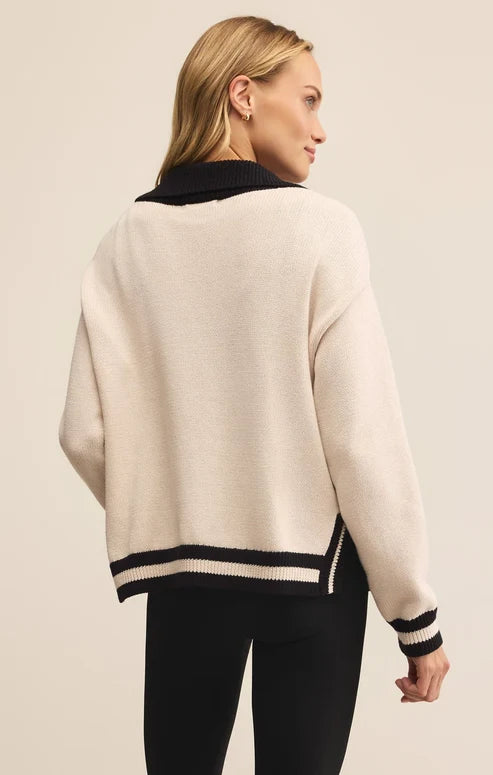 Society Sweater - Crystal TOP Z Supply