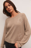 Sienna Open Star Sweater - Birch