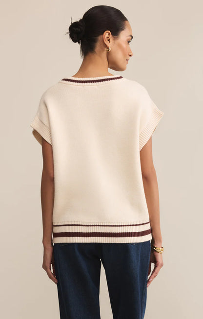 Fletcher Sweater Vest - Crystal TOP Z Supply